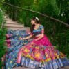Captivating Pink Kalamkari Ensemble South Indian Elegance