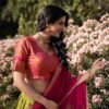 2001PSTCLO.jpg Parrot Green Color Zari Weaving Work Kanchipuram South Culture Lehenga Choli