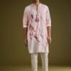 367_1 Multicolor Linen Kurta Set With Abstract Print