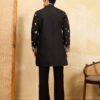 Royal Black Embroidered Designer Kurta Set with Premium Finish
