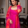 5916PINK_4.jpg Exotic Rangoli Georgette Suit Set