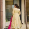 AC-1207_1.jpg Handmade Anarkali Plazzo Set with Bandhani Dupatta