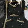 IMG_4082.jpg Black Georgette Anarkali Suit Set