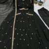 IMG_4089.jpg Black Georgette Anarkali Suit Set