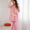JF-025_2.jpg Blush Pink Designer Co-Ord Set