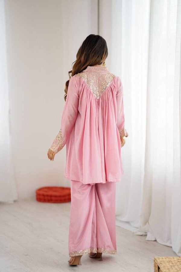 JF-025_4.jpg Blush Pink Designer Co-Ord Set