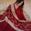 KA-1082MAROON_1.jpg Luxurious Maroon Heavy Designer Gown with Dupatta