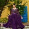 KA-1201_3.jpg WINE COLOR DESIGNER KURTI PANT SET