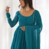 KB-264RAMA_1_dc37360a-553e-4aa7-9fcc-02ca121d9e98.jpg Alluring Rama Lehriya Anarkali Suit Sophisticated Charm