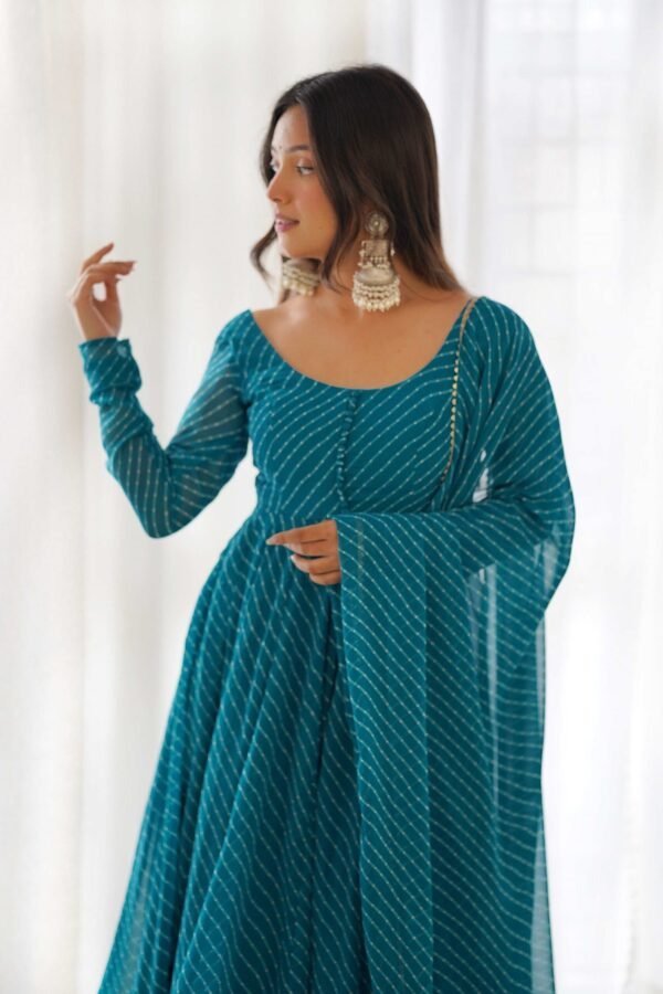 KB-264RAMA_1_dc37360a-553e-4aa7-9fcc-02ca121d9e98.jpg Alluring Rama Lehriya Anarkali Suit Sophisticated Charm