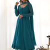 KB-264RAMA_4_29858824-eda8-4548-812d-443b3cd31401.jpg Alluring Rama Lehriya Anarkali Suit Sophisticated Charm