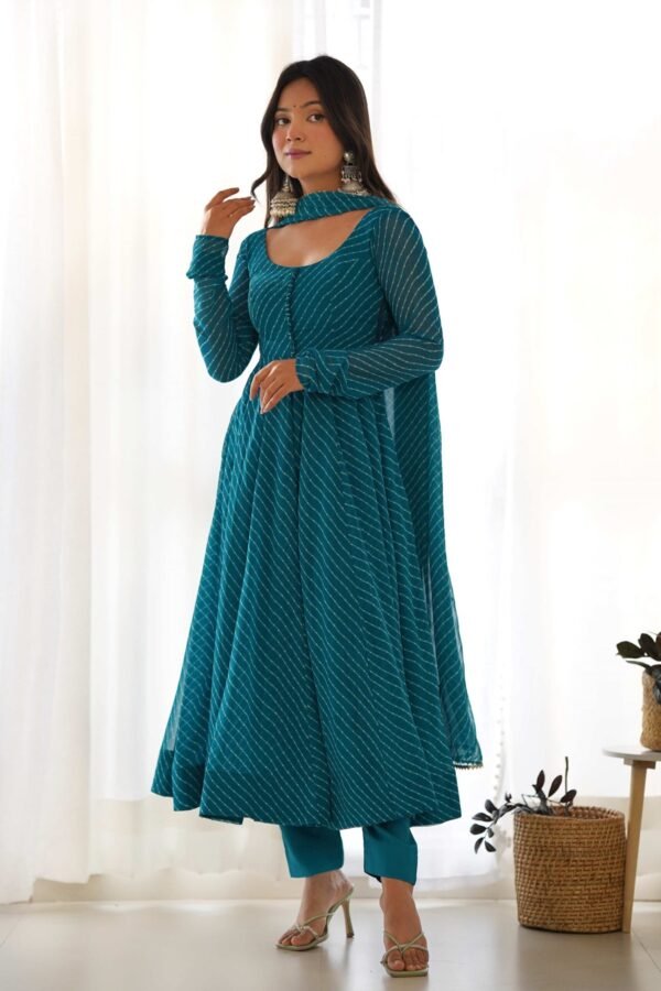 KB-264RAMA_4_29858824-eda8-4548-812d-443b3cd31401.jpg Alluring Rama Lehriya Anarkali Suit Sophisticated Charm