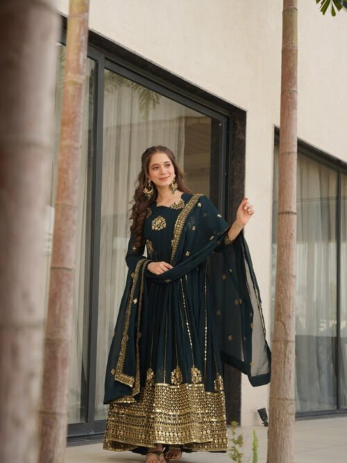 LW-9262_5.jpg Rama Color Festival Special Gown Set