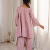 LW-9326_7.jpg Premium Metallic Pink Real Mirror Work Suit Set in HO Fabric