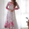 NKB-38_3.jpg Get Ready to Turn Heads with this Elegant White Floral Print Anarkali Set