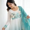 NKB-61AQUABLUE_1.jpg Aqua Blue Festival Special Anarkali Suit Set