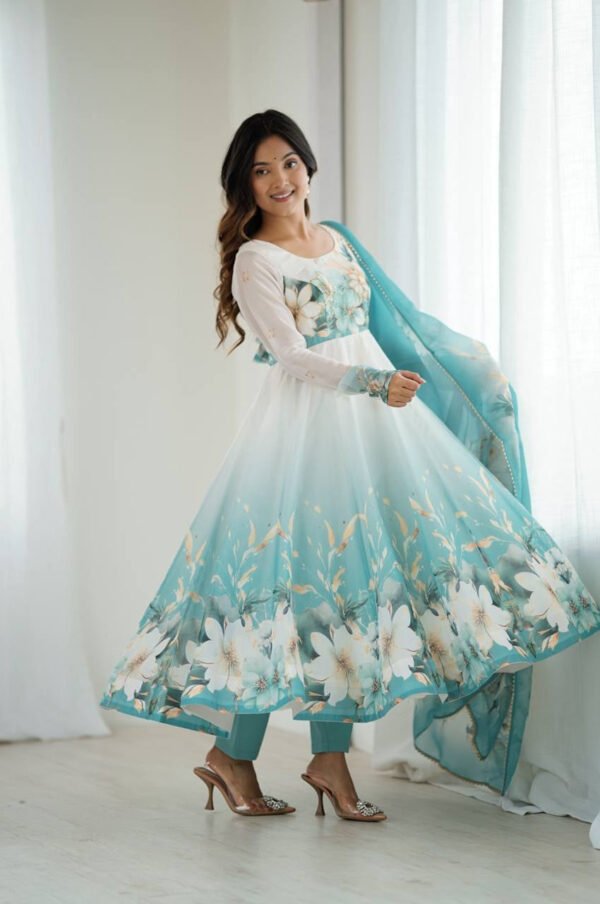NKB-61AQUABLUE_3.jpg Aqua Blue Festival Special Anarkali Suit Set