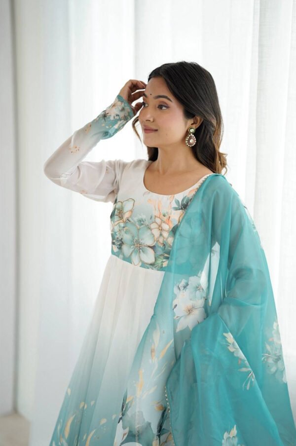 NKB-61AQUABLUE_5.jpg Aqua Blue Festival Special Anarkali Suit Set