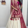 Pc-560_3.jpg Rani Pink Lehenga Saree Set – Royal Elegance with Modern Flair