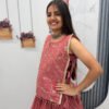 Pc-569_5.jpg Dusky Red Crunchy Silk Lehenga Set with 3.5 Meter Flair & Heavy Sequins Jacket