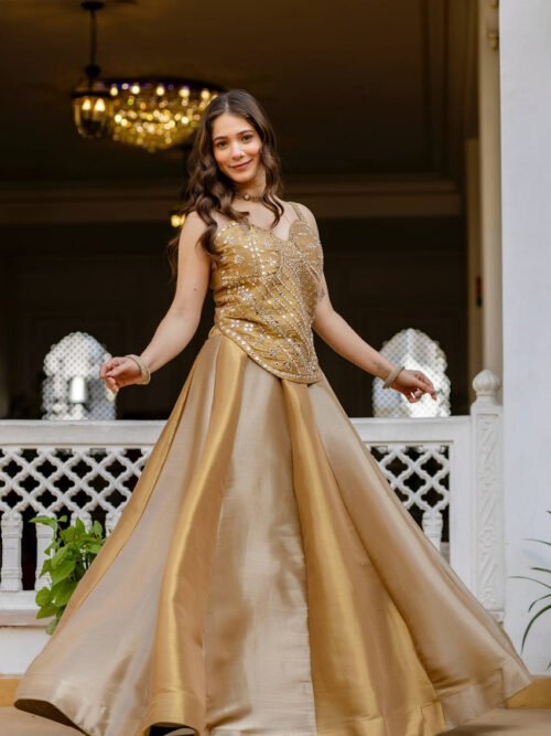 RR-40GOLD_2.jpg Royal Banarasi Lehenga – Timeless Elegance for Your Grand Celebrations