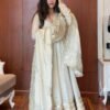RTC-5816_2.jpg Neha Bhandari Elegant White Chinon Anarkali Suit Set