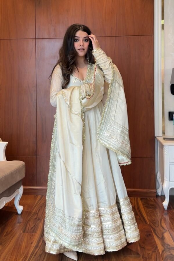 RTC-5816_4.jpg Neha Bhandari Elegant White Chinon Anarkali Suit Set