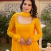 RTC-5935_2.jpg Mustard Yellow Hand-Worked Premium Anarkali Set