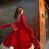 Red Wedding Wear Anarkali Gown
