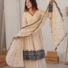 SP-71_3.jpg Neutral Vanilla Color Palazzo Suit