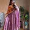 SSC-689_4.jpg Carnival Pink Heavy Anarkali Suit Set