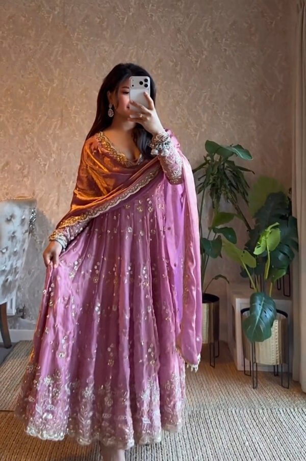 SSC-689_4.jpg Carnival Pink Heavy Anarkali Suit Set