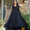 ST-1152BLACK_4.jpg Black Roman Silk Palazzo Suit Set