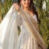 STD-128WHITE_1.jpg Luxurious White Gown with Sequence Work & Dupatta