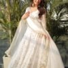 STD-128_WHITE_4.jpg Luxurious White Gown with Sequence Work & Dupatta