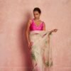 skS264-4-KamalBeigeOrganzaSilkSareewithRaani_3.jpg Kamal Beige Organza Silk Saree